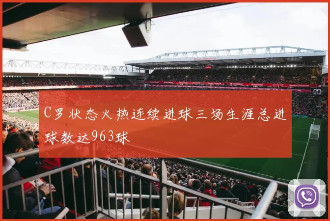 C罗状态火热连续进球三场生涯总进球数达963球
